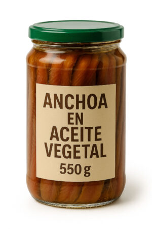 Anchoa en aceite vegetal