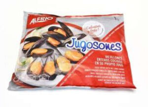 Mejillon jugoson entero cocido